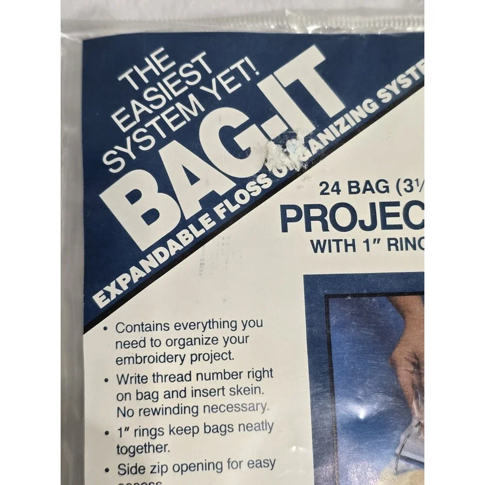 Expandable Floss Organizing System Bag-It 24 Bags 3.5 X 5